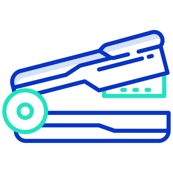 Icono Vector Simple Ilustración Grapadora — Vector de stock