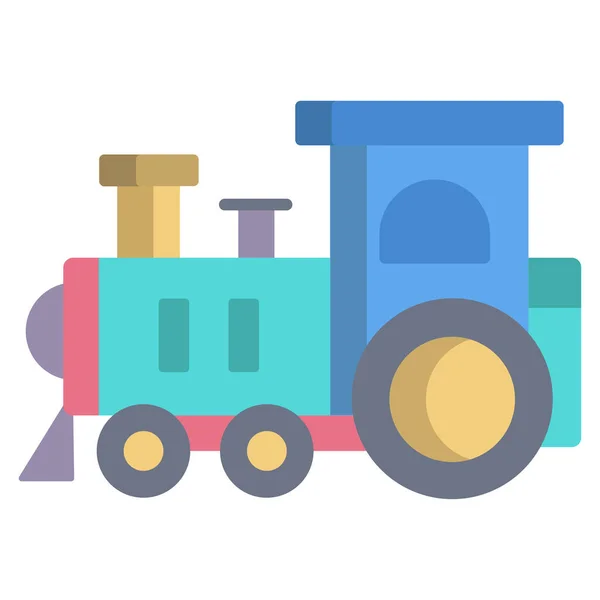 Train Web Icon Vector Illustration — Stock Vector