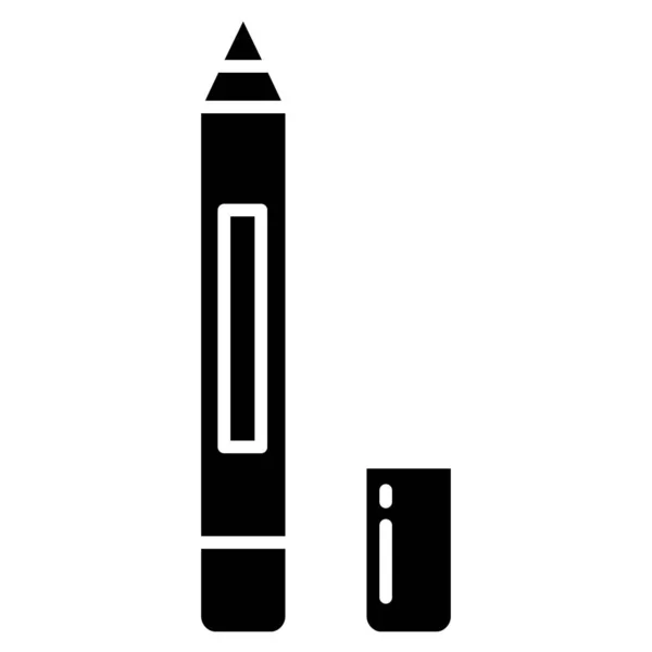 Bleistift Web Symbol Einfache Illustration — Stockvektor