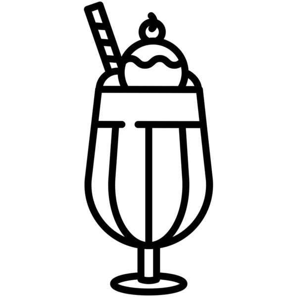 Dessert Icon Vektor Illustration — Stockvektor