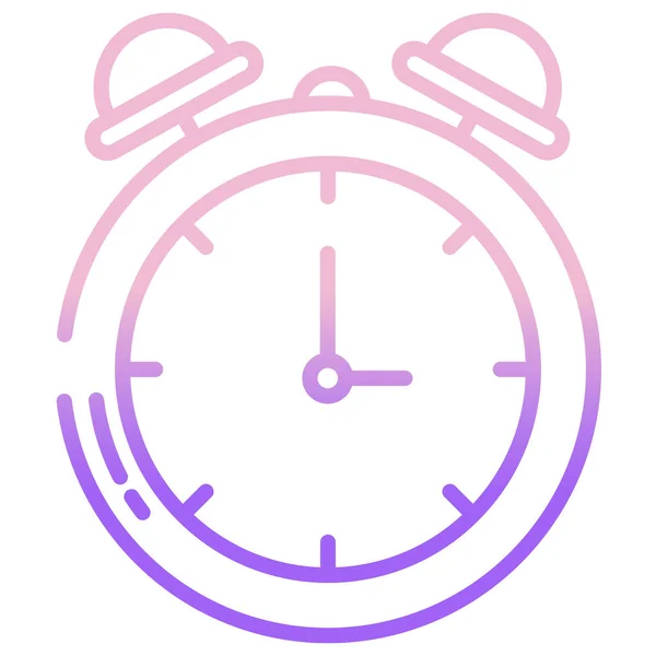 Reloj Icono Web Ilustración Simple — Vector de stock