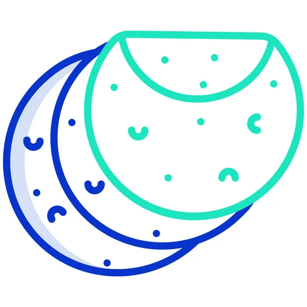 Tortilla Web Symbol Einfache Vektorillustration — Stockvektor