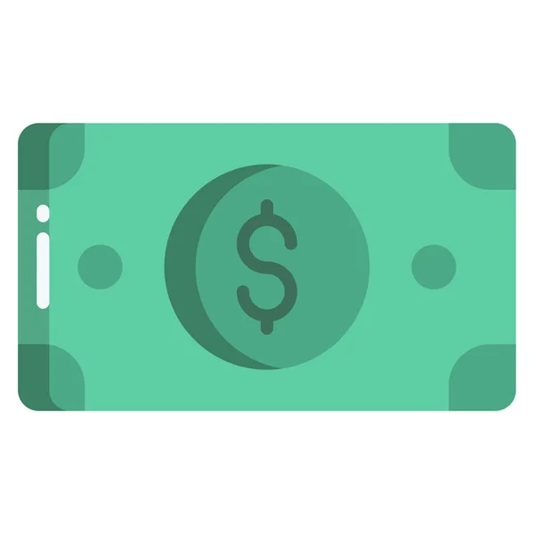 Dinero Icono Web Diseño Simple — Archivo Imágenes Vectoriales