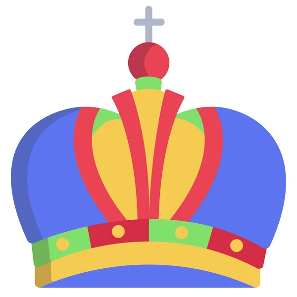 皇冠图标 平面设计风格 — 图库矢量图片