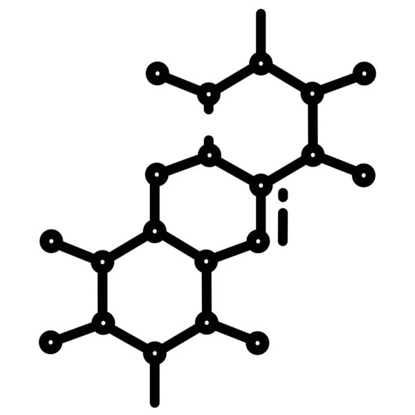 Molecule Icon Vector Illustration — Stock Vector
