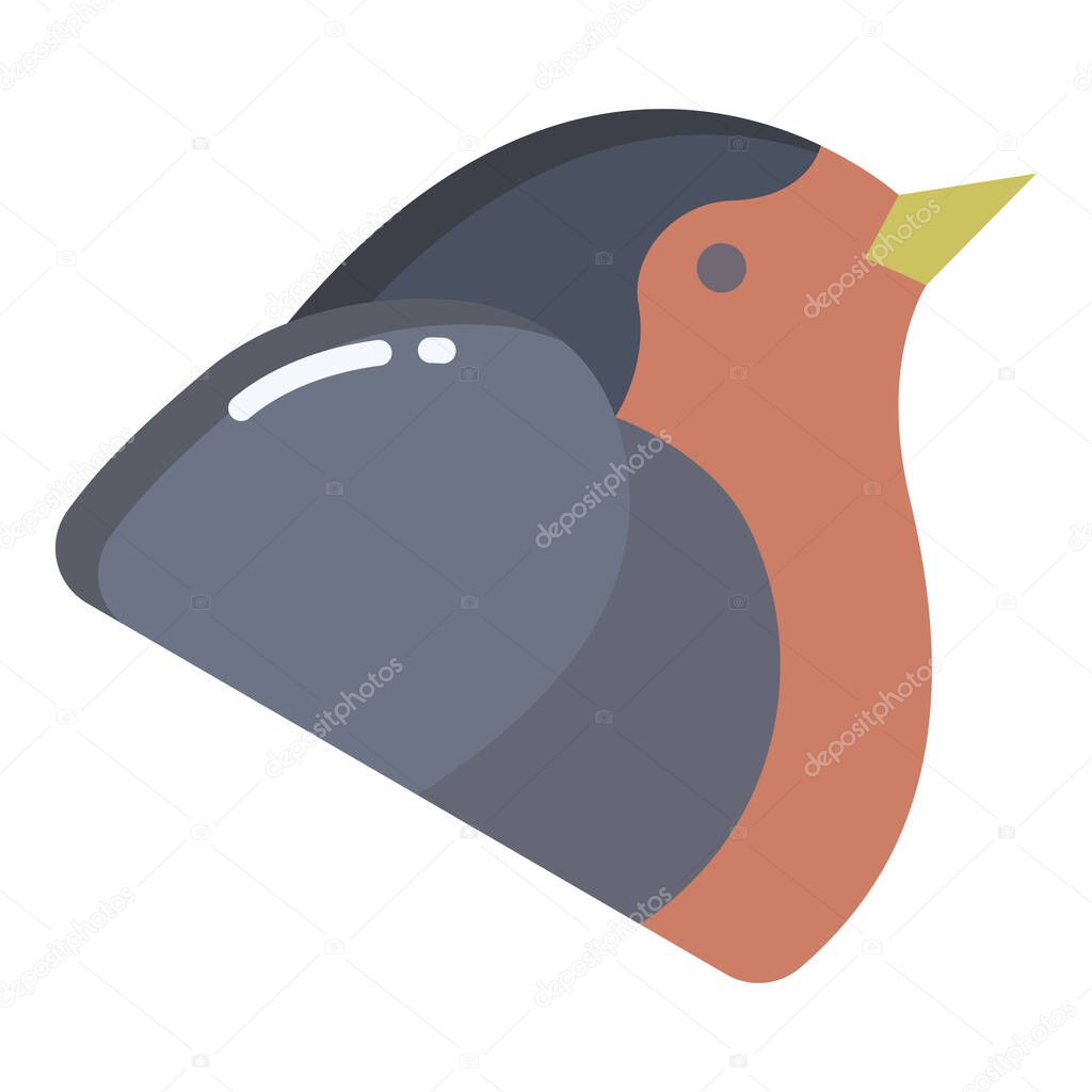 vector illustration of Robbin  icon