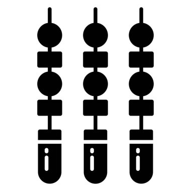 kahverengi simge vektör illüstrasyonu