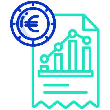 finansal analitik vektör resimleme