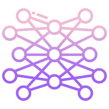 Molekül. Web simgesi basit tasarım