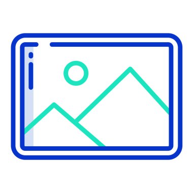 Resim vektör simgesi, resim vektörü simgesi