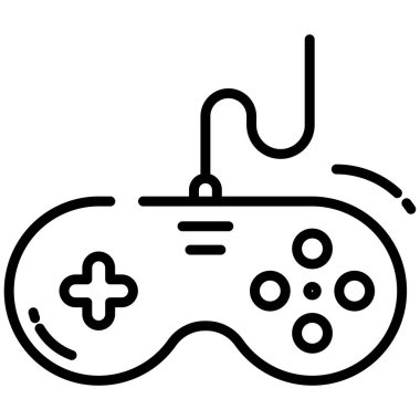 oyun konsepti iyonu, vektör illüstrasyonu 