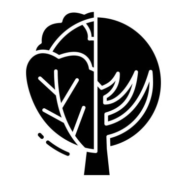 Lahana. Web simgesi basit illüstrasyon