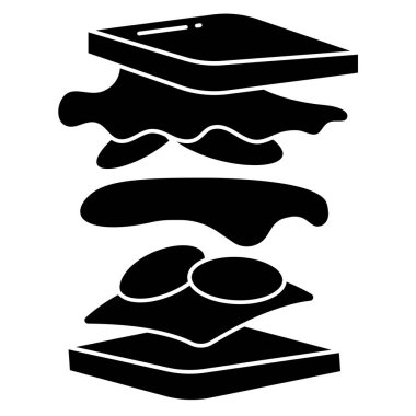  Kum cadısı. Web simgesi basit illüstrasyon