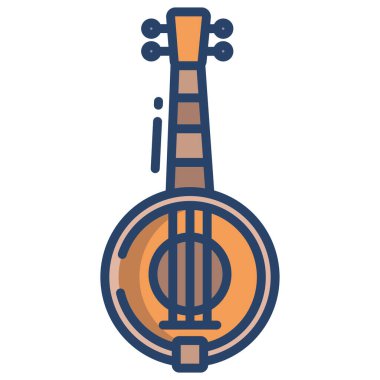 davul. Web simgesi vektör illüstrasyonu