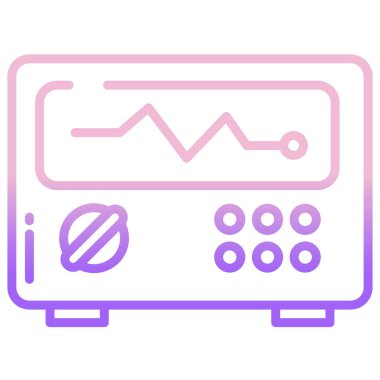 Bilgisayar. Web simgesi basit illüstrasyon