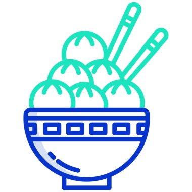 yiyecek ikonu vektör illüstrasyonu 