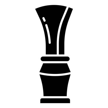 Basit vektör simgesi, tıraş aracının illüstrasyonu