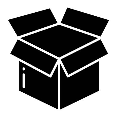 kutu simgesi vektör illüstrasyonu