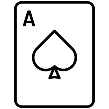 Ace. Web simgesi basit tasarım