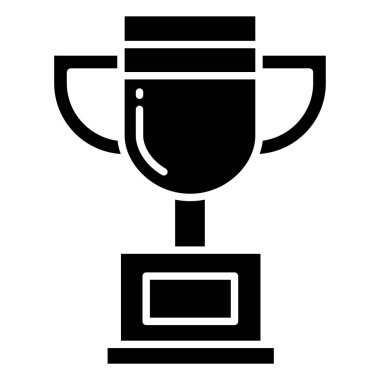 Kupa. Web simgesi basit illüstrasyon