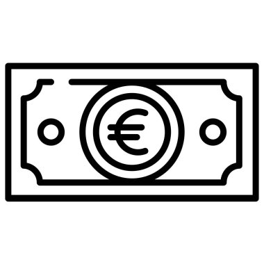 Para için. Web simgesi basit illüstrasyon