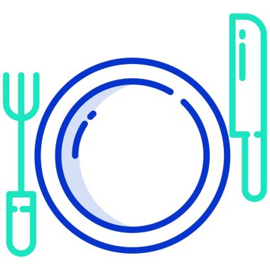 Beyaz arkaplanda basit bir vektör servis simgesi