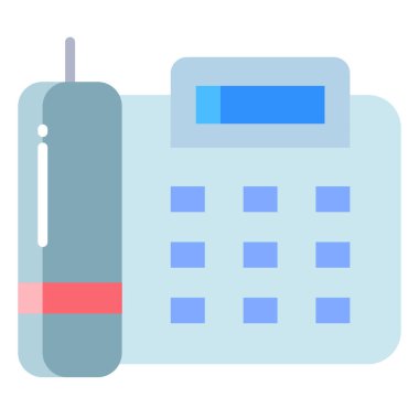 telefon web simgesi, vektör çizim 