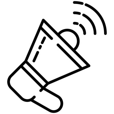 Hoparlör web simgesi, vektör illüstrasyonu 