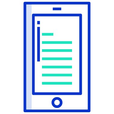 Cep telefonu. Basit resimleme