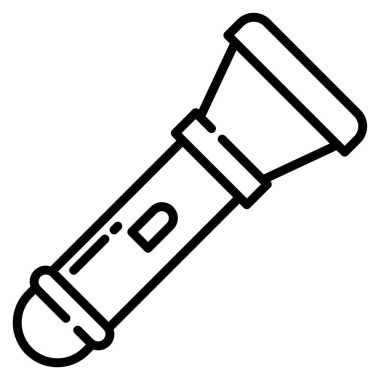 el feneri. Web simgesi basit illüstrasyon