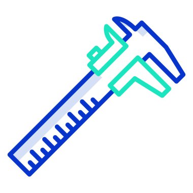 Ölçekle, web simgesi basit illüstrasyon