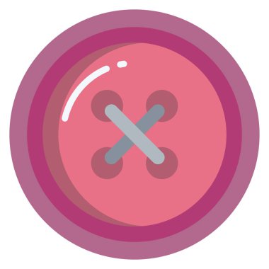 düğme simgesi vektör illüstrasyonu 