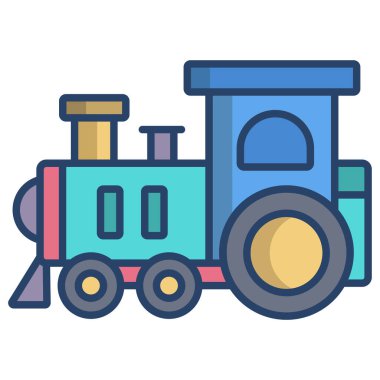 Web simgesi tren, illüstrasyon vektör 