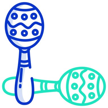 Bebek çıngırağı. Vektör illüstrasyonu