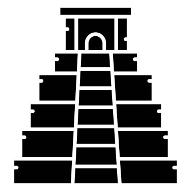 merdiven piramidi, vektör çizimi 