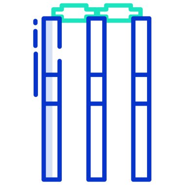 kitap vektör simgesi. biçim iki renkli düz sembol, mavi ve beyaz renkler, yuvarlak açılar, siyah arkaplan