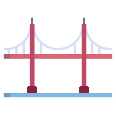 Köprü. Web simgesi basit tasarım