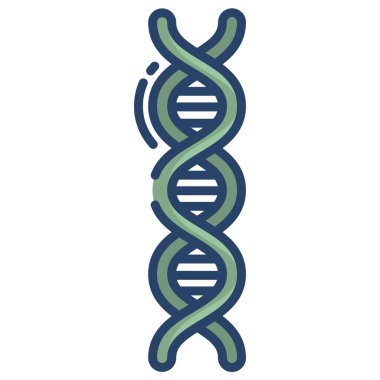 dna. Web simgesi basit illüstrasyon 