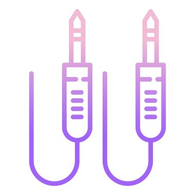 kablo simge vektör çizim 