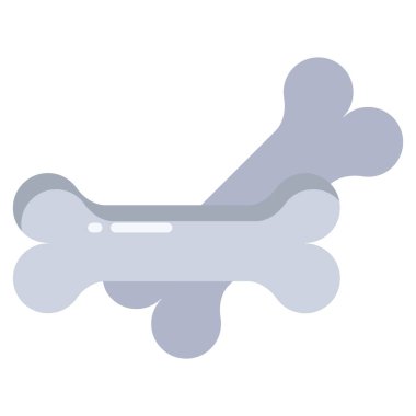 Basit vektör simgesi, kemiklerin çizimi