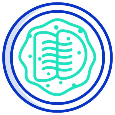 Yemek. Web simgesi basit illüstrasyon