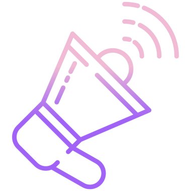 Hoparlör web simgesi, vektör illüstrasyonu 