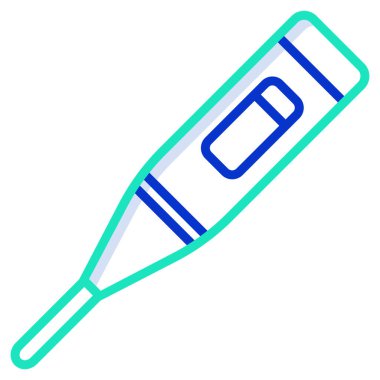 Sıcaklık basit simgesi, vektör çizim