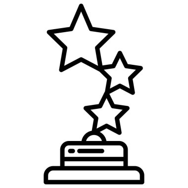 Yıldız. Web simgesi basit illüstrasyon