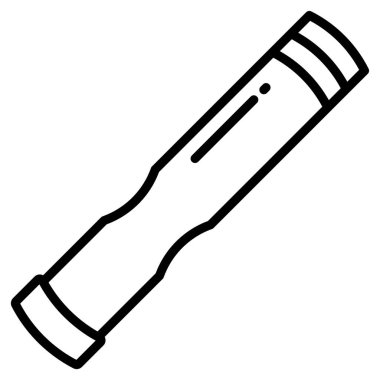 Kalem. Web simgesi basit illüstrasyon