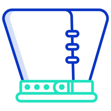 Modern b 'nin vektör illüstrasyonu eksik simgesi