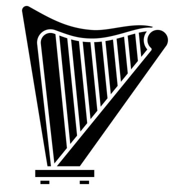 Harp vektör illüstrasyon arkaplanı 