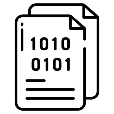 dosya web simgesi, vektör illüstrasyonu