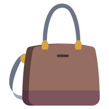 El çantası simgesini, basit vektör çizim