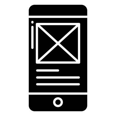 çerçeve simge vektör çizim 